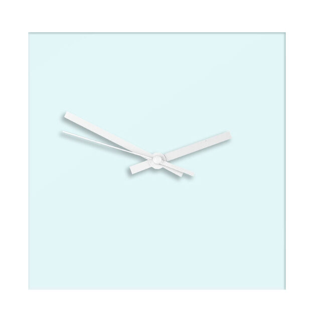 Glass Square Wall Clock - 20cm