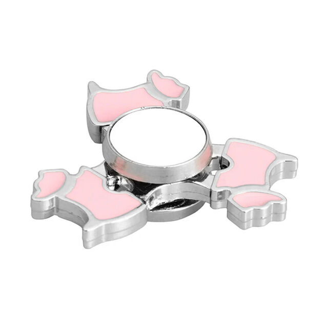 Fidget Spinner - Dog Design - Pink