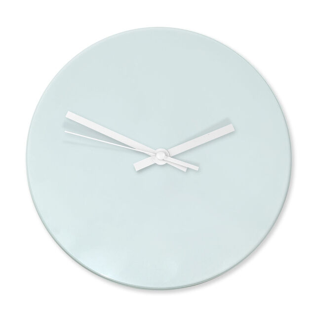 Glass Round Wall Clock - 30cm