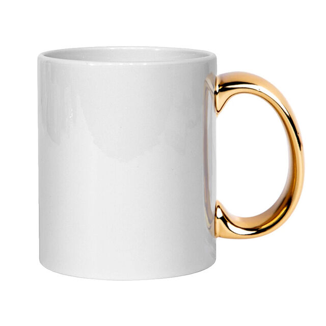 11oz Durham Mug with Gold Handle
