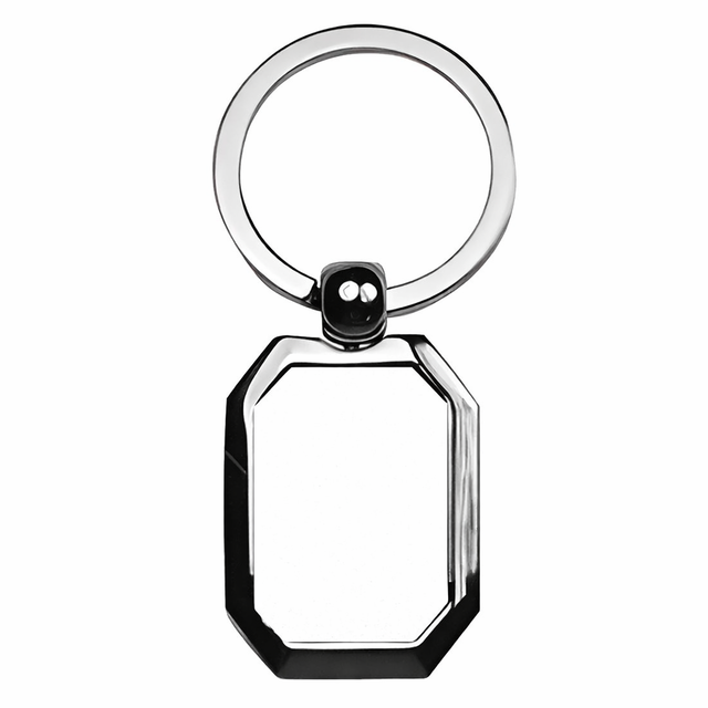 Metal Keyring - Octagonal