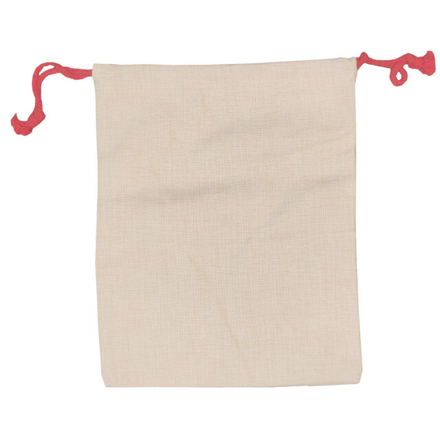 Linen Style Drawstring Bag - 30cm x 38.5cm