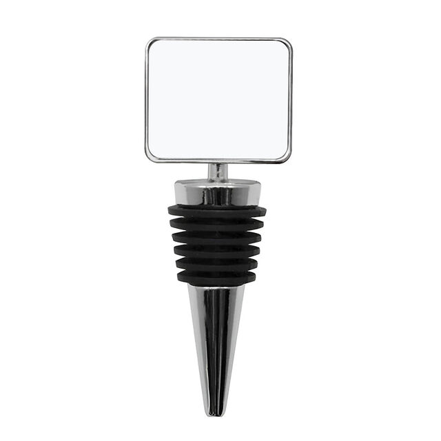 Metal Bottle Stopper - Square