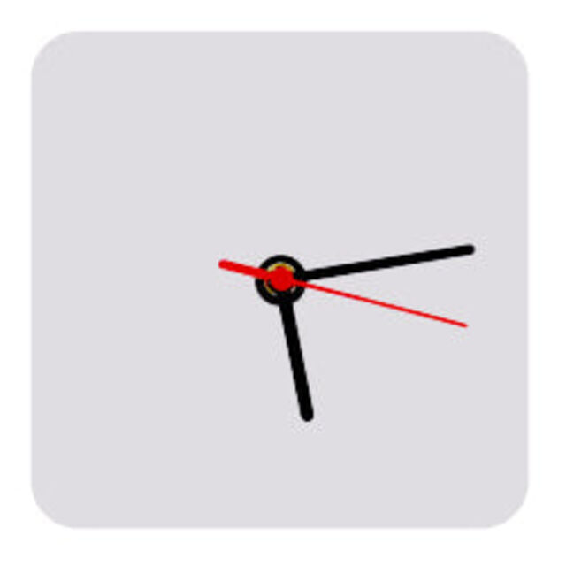 MDF Square Wall Clock