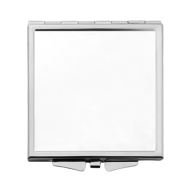 Square Compact Mirror - Chrome