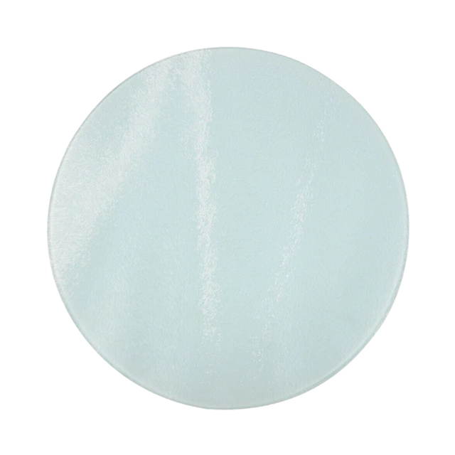 Glass Cutting Board - Textured Finish - 20cm Round