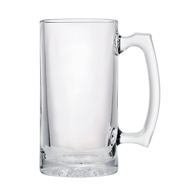 16oz 'Trigger' Glass Beer Stein - CLEAR