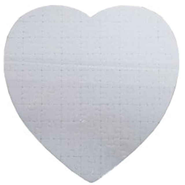 Jigsaw Puzzles - Cardboard - PEARL FINISH - Heart Shape