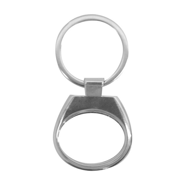 Metal Keyring - Oval - Horizontal