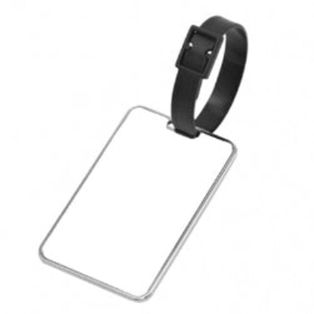 Metal Luggage Tag - Rectangle