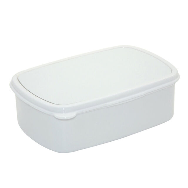 Small Plastic Lunchbox - White