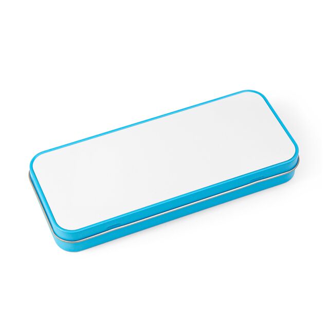 Stationery and Pencil Tin - Blue