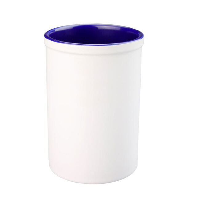 15oz Ceramic Pen Pot/ Pencil Holder - Dark Blue