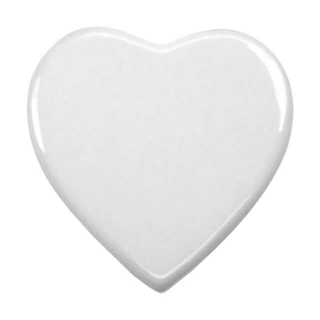 Ceramic 4 Inch Heart Tile