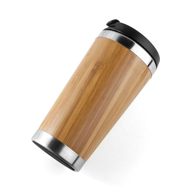 Engraved Bamboo Travel Mug
