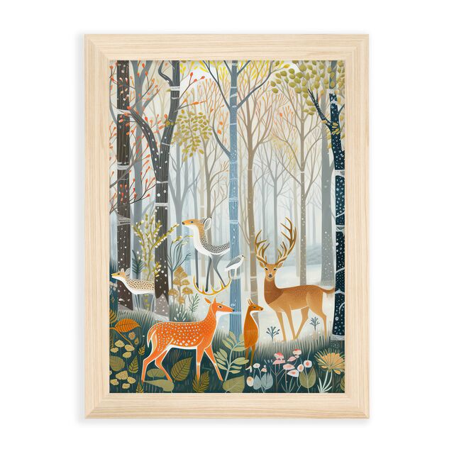 Custom A3 Wall Print - Natural Frame