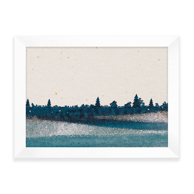 Custom Landscape A3 Wall Print - White Frame