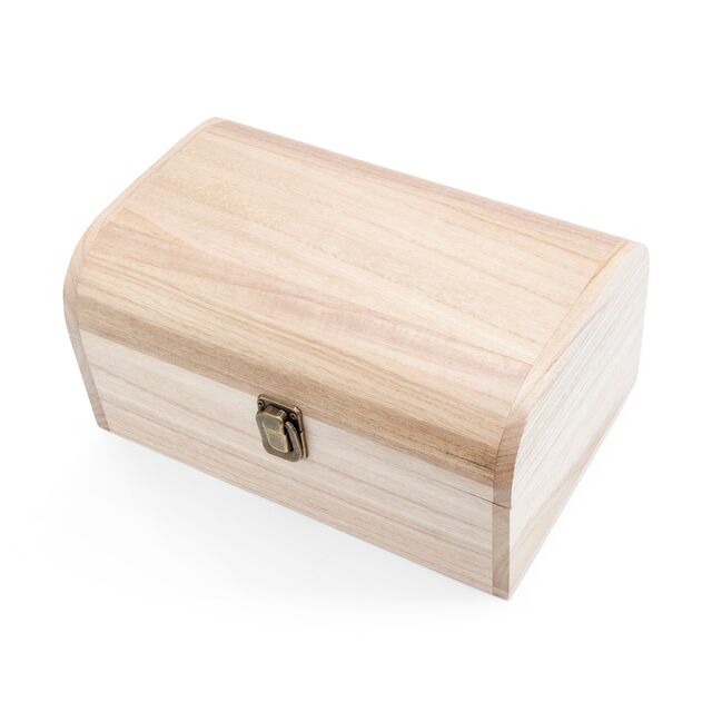 Engraved Wooden Chest - Small