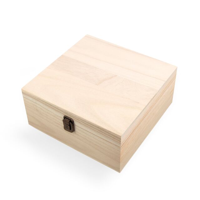 Engraved Medium Wooden Box